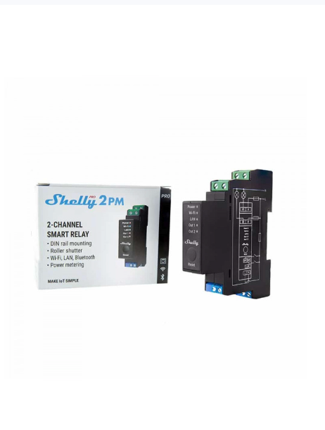 Energy Switch - Shelly Pro 2PM - 1P 2CH 25A