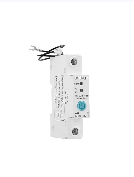 Geyser Switch - 63A 1P Smart Circuit Breaker with monitoring - eWelink