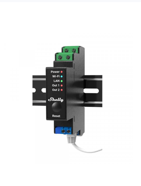 Energy Switch - Shelly Pro 2PM - 1P 2CH 25A