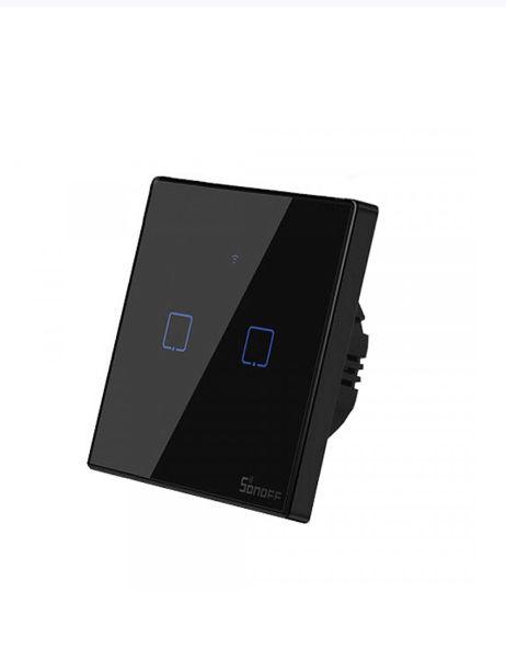 2 Gang - Sonoff T3 UK 2 Gang Smart Light Switch
