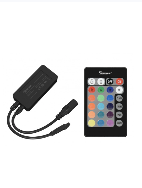 LED - Sonoff L2-C - Wifi and Bluetooth LED Strip Controller and Remote