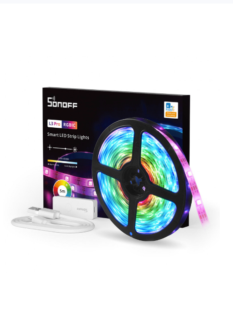 LED - 5m Sonoff L3 Pro RGBIC Smart LED Strip Light