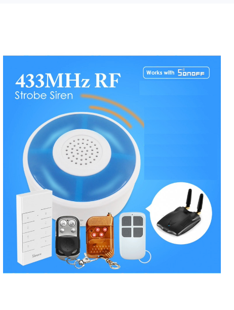 Siren - 433MHz RF Strobe Siren